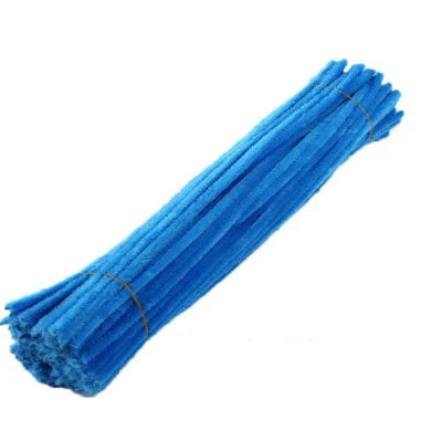 50/100pcs 30cm Chenille Stems Pipe Cleaners Kids Plush Educational Toy Colorful Pipe Cleaner Toys Handmade DIY Craft Supplies