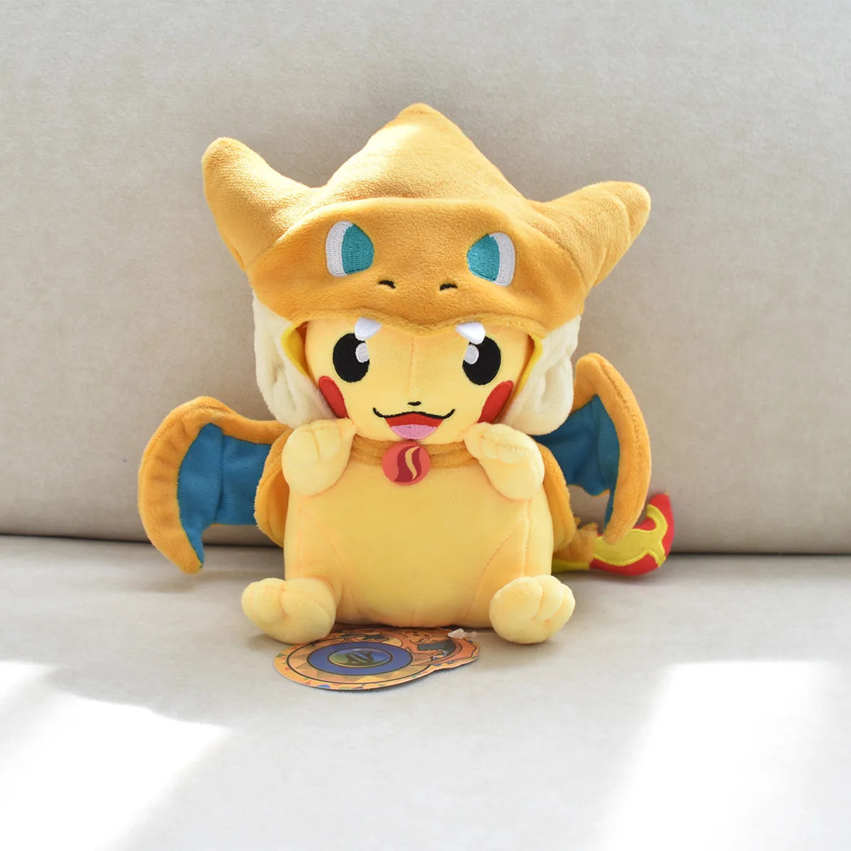 Pokemon Pikachu Cosplay Toys Charizard Snorlax Garchomp Tyranitar Hydreigon Anime Stuffed Plush Cartoon Peluche Dolls