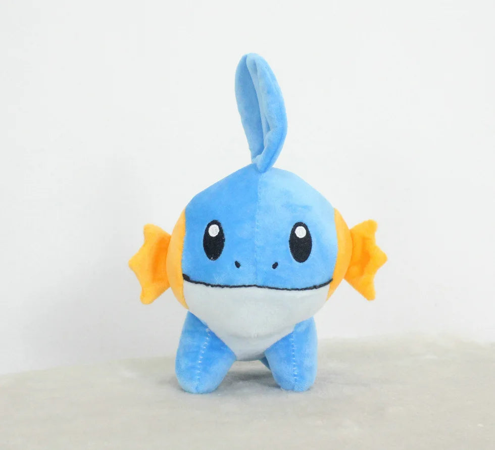 POKEMON 23cm Water Jumping Fish Doll Plush Toy Pocket Monster Plush Toy Children's Plush Toy Festival Gift Collection Gift