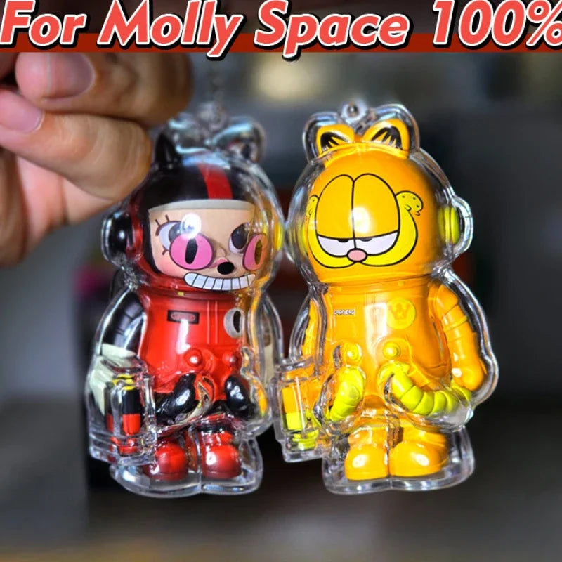 1pc Display Bag for molly100% 3rd generation transparent protective shell Dolls Storage Box no doll