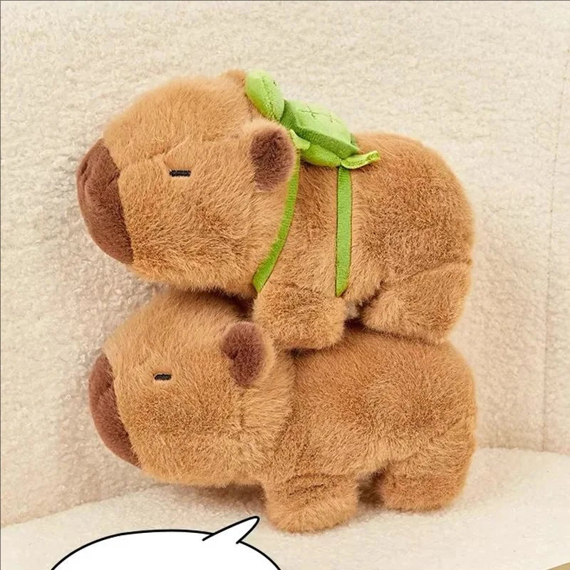 5PCS Cute Plush Doll Water Dolphin Doll Wrist Snap Ring Toys Plush Toys Capybara  Toys Hand Ring Fun Pop Circles Kids Holiday Gi