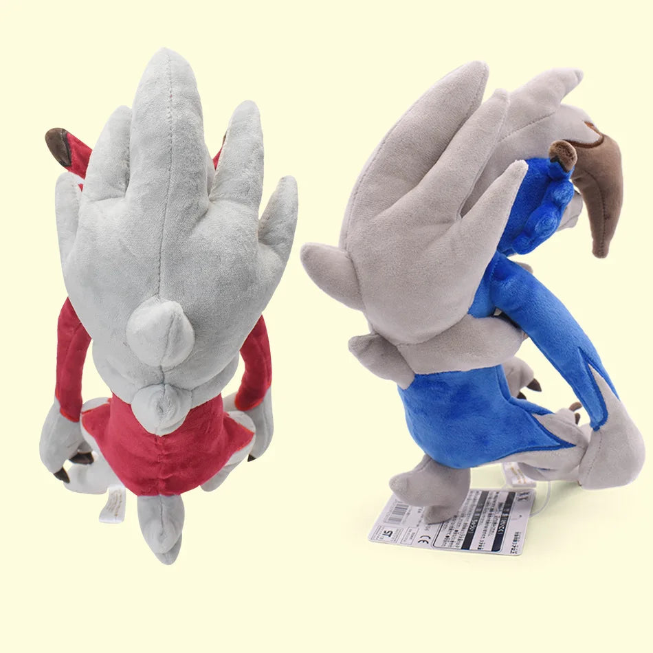 Pokemon Anime Shiny Lycanroc Animals Midnight Midday Lycanroc Wolf Plush Peluche Soft Stuffed Toys Dolls Kids Gifts