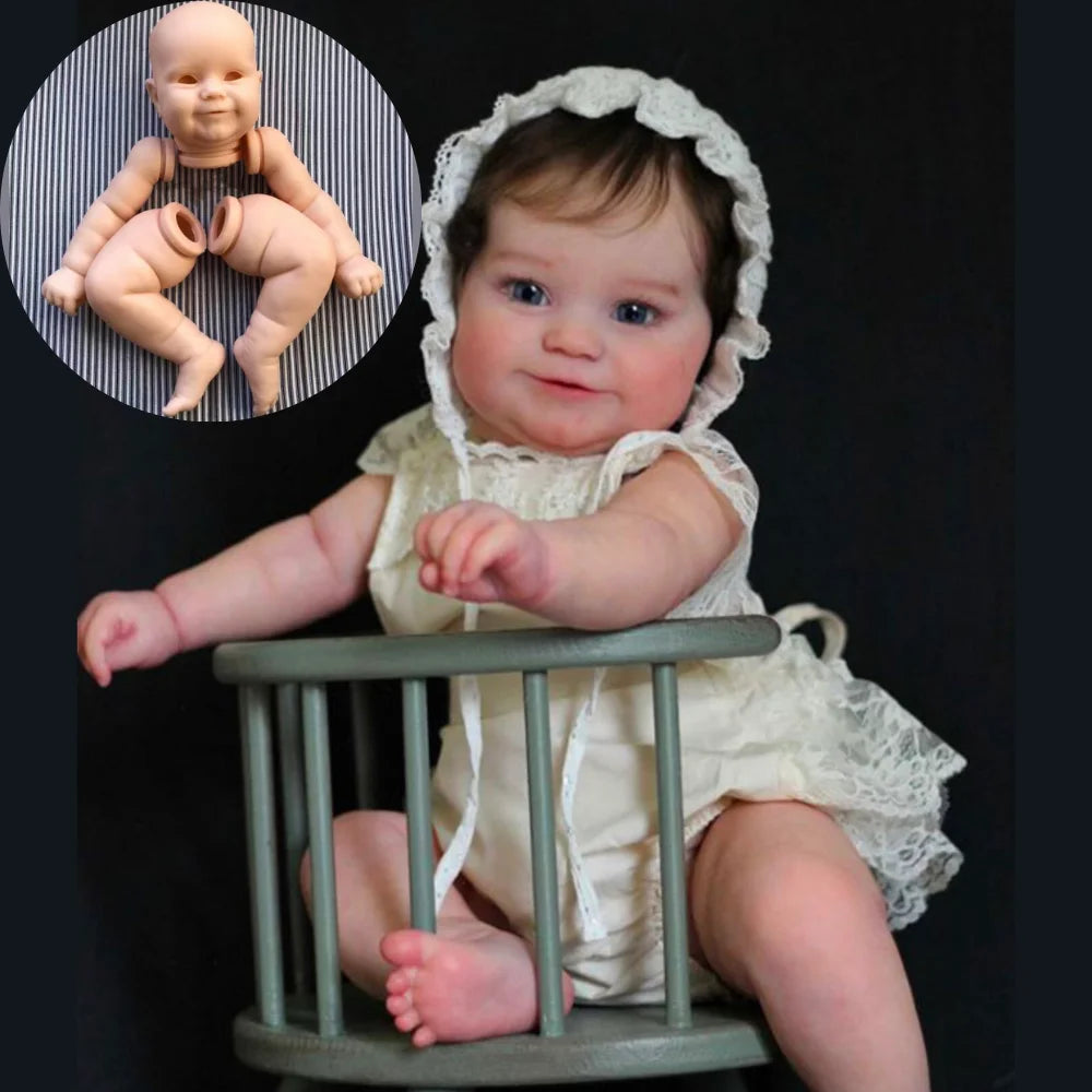 19/24 Inches Maddie Kit Reborn Baby Doll Unpainted Vinyl Unfinished Doll Parts DIY Blank Toys Surprise Gift For Girls