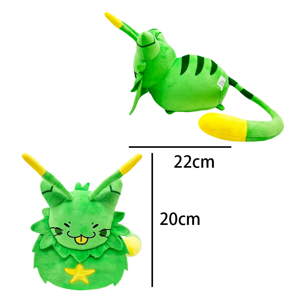 Gnarpy Regretavator Plush Doll Toy Furry Green Alien Cat Stuffed Plushies Figure Game Cosplay Cute Kids Fans Collection Gift