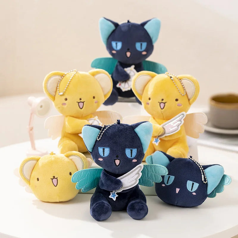 13cm Cute Cat With Wing Plush Doll Pendant Doll Beautiful Room Car Bag Decoration Pendant Opening Holiday Gift