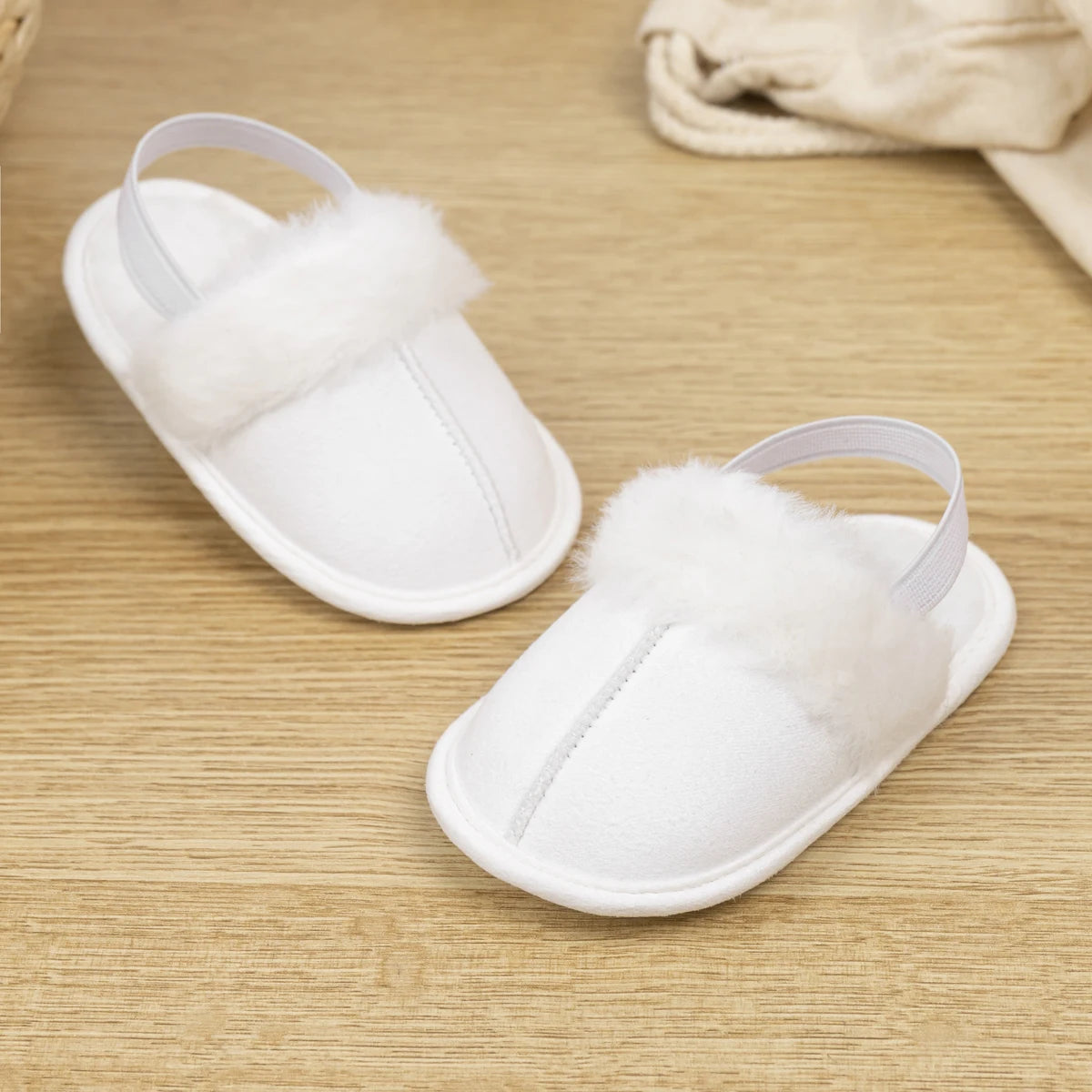 Winter Best Selling Baby Sandals Boys Girls Plush Elastic Casual Baby Shoes Cotton Soft Soles Comfortable Indoor Toddler Shoes