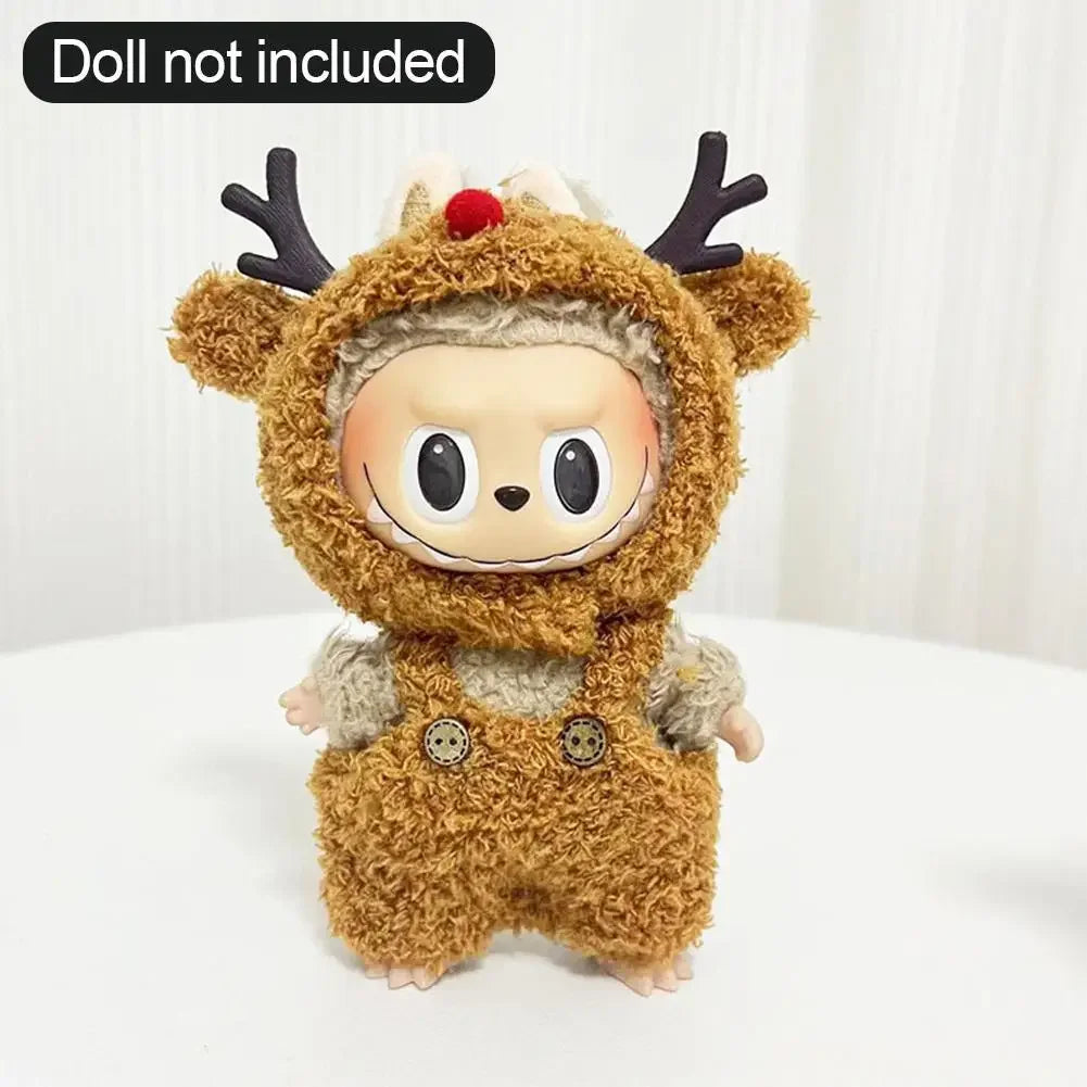 For 17cm Labubu Doll Clothes Accessories Cute Decoration Little Clothes