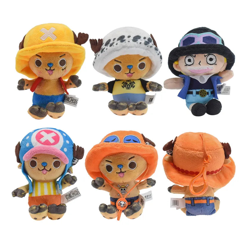 Premium 11CM One Piece Kawaii Plush Keychain - Plushy Mart