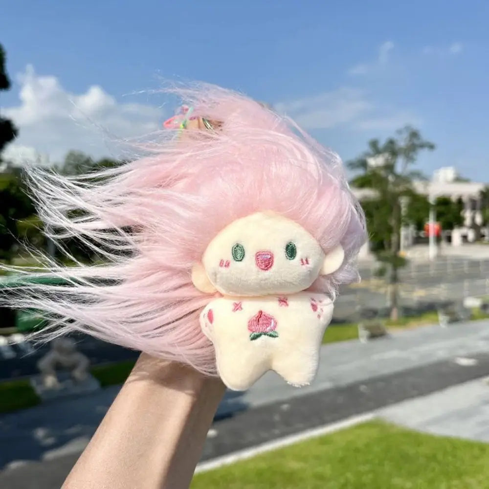 Durable 10cm Long Hair Constellation Stuffed Doll Plush Cartoon Pendant Keychain Hanging Bags Decor Cute Bag Pendant