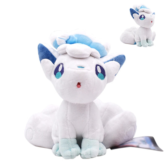 Pokemon Alolan Vulpix Plush Doll Soft Anime Animal Toy Cartoon Birthday Gift for Kids