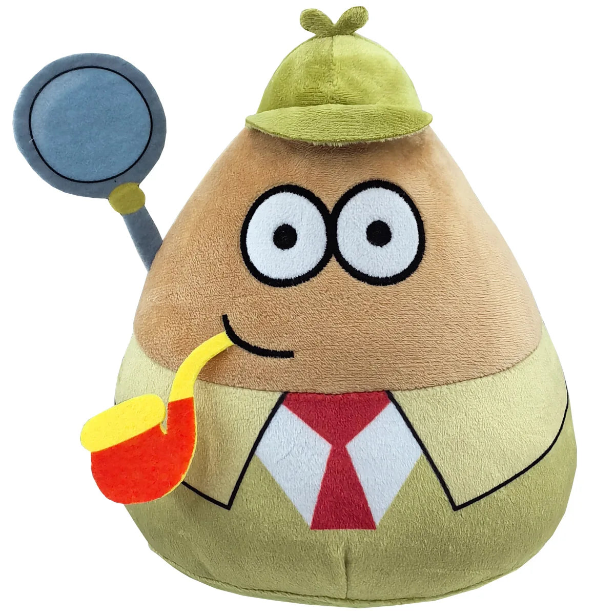 New My Pet Alien Pou Plush Cute Peripheral Triangle Square Brown Smiley Face Cute New Doll For Children Birthday Gifts Christmas