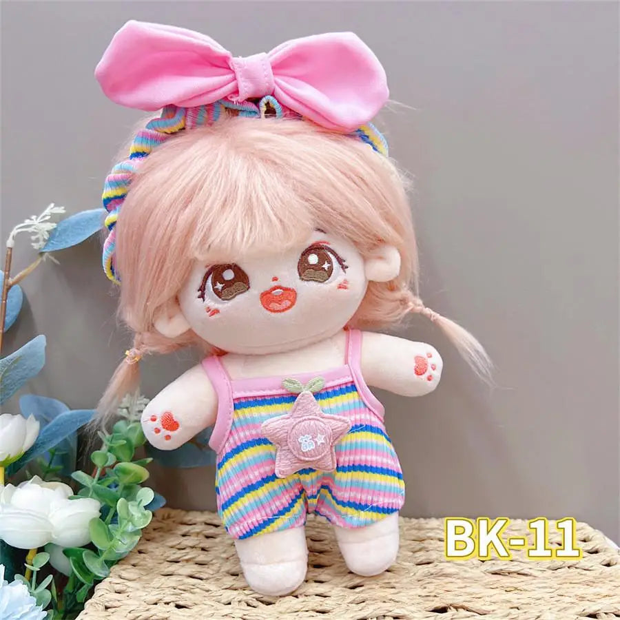 For Nommi/20CM Cotton Doll Rompers Cartoon Plush Doll Replacement Outfit Lolita Dress Playing House Accessories DIY Mini Clothes