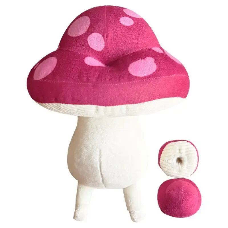 25cm Anime Delicious In Dungeon Peripherals Walking Mushroom Plush Figure Detachable Legs Doll Kwaii Toys  Birthday Gifts