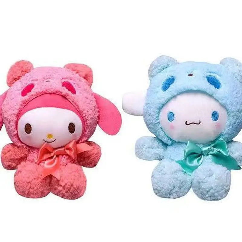 Sanrio Kuromi Melody Plush Doll Toy Accessories Cute And Fun Cinnamoroll Movie Accessories Birthday Gift Wholesale Girls Movies