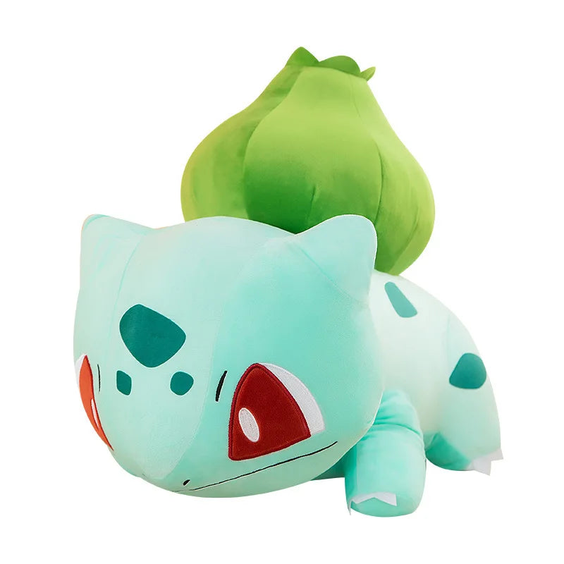 45cm Pokemon Bulbasaur Plush Stuffed Doll Toy Soft Anime Dolls Stuffed Animal Kawaii Throw Pillow Birthday Gift for Boys Girls