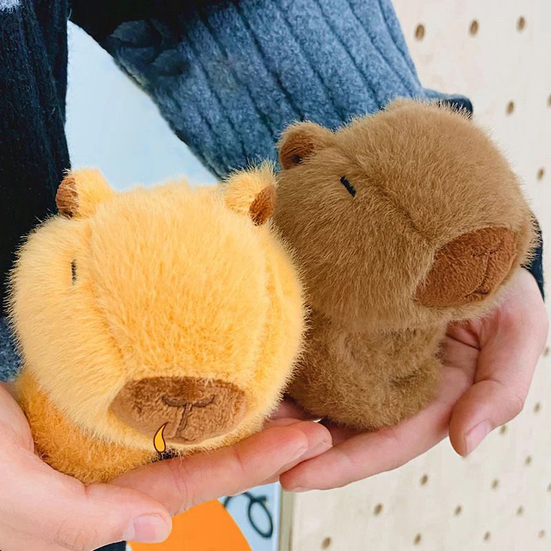 Four Colors Capybara Animal Slap Snap Wrap Wristband Bracelet Plush Stuffed Animal Kawaii Capybara Hand Ring Toys Wristband