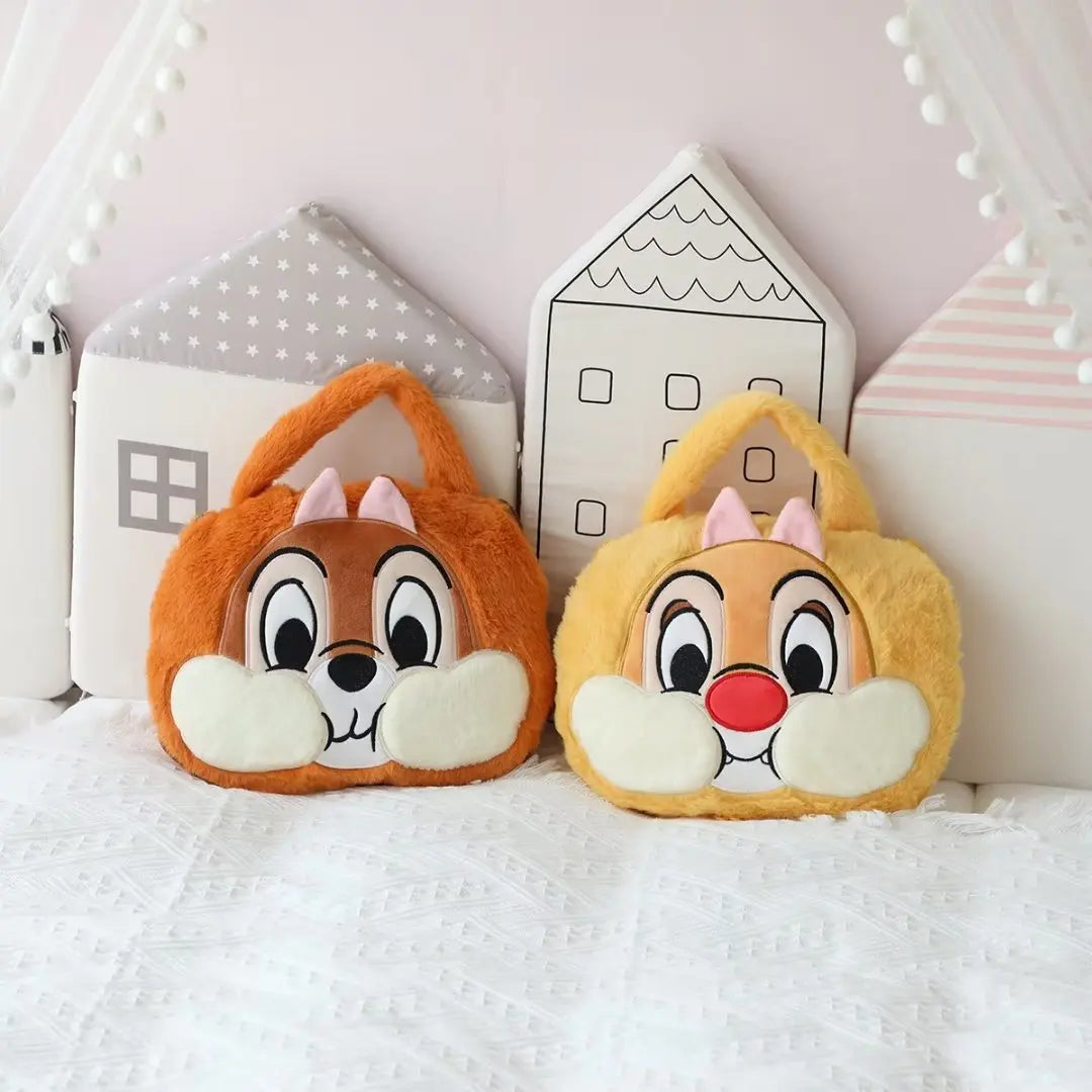 Disney Cartoon anime Chip Dale Plush Blanket Soft Comfortable Portable Kawaii Pillow Blanket Gifts For Girl