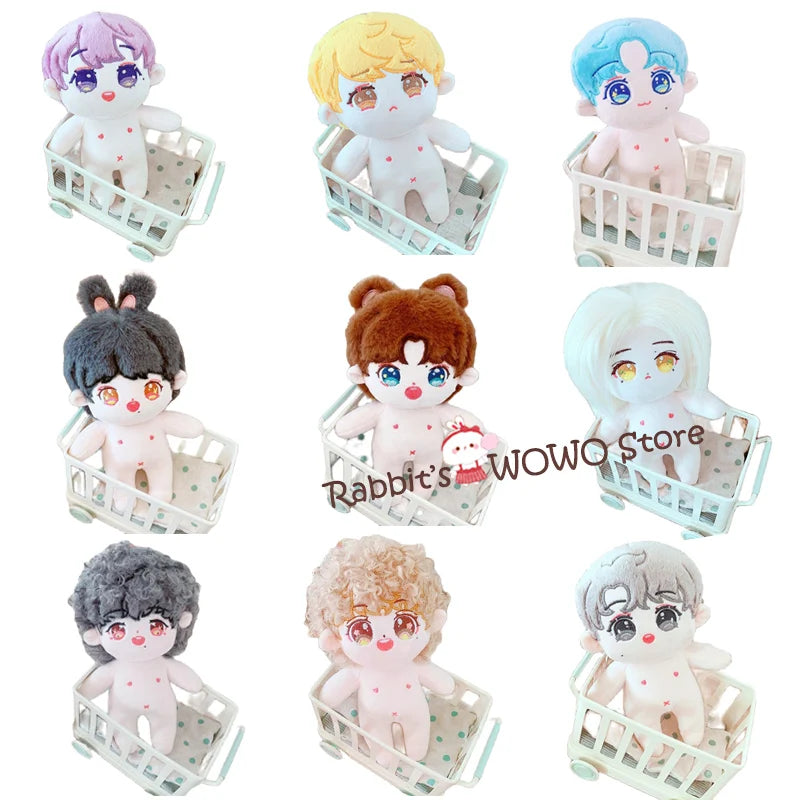 20cm IDol Doll Star Plush Cotton Dolls Cute Stuffed Plushies Figure Dolls Toys Fans Collection Children Gifts