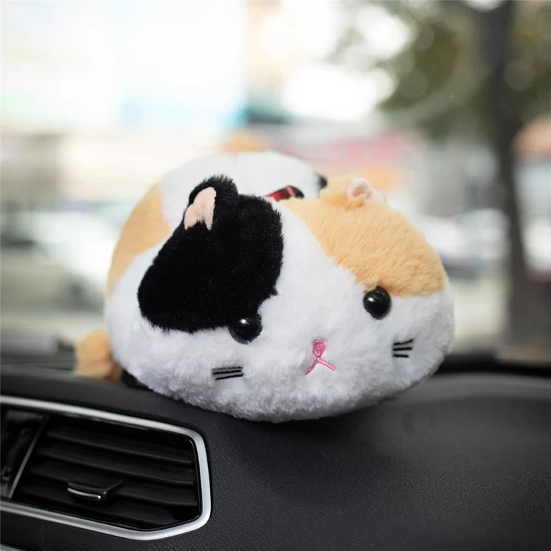 30CM Kawaii Cat Tissue Box Cut Stuffed Lifelike Cat Plush Toys Soft Animals Pillow For Friends Gifts Car Decor