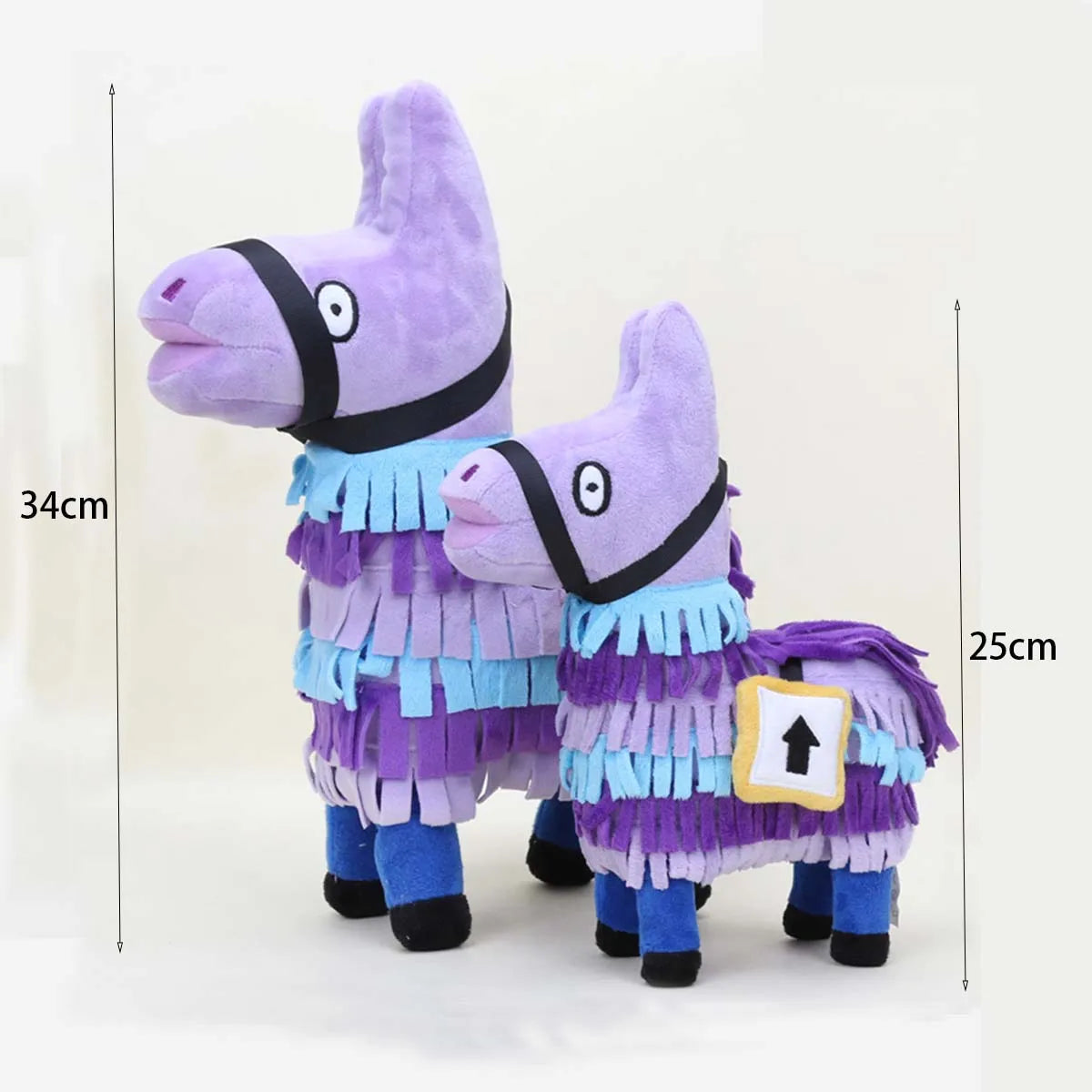 25cm-34cm  Plush Toy,Pink Bear Purple Alpaca Horse Plush Doll ,Soft Cotton Cute Stuffed Figure Doll,Birthday Christmas Choice