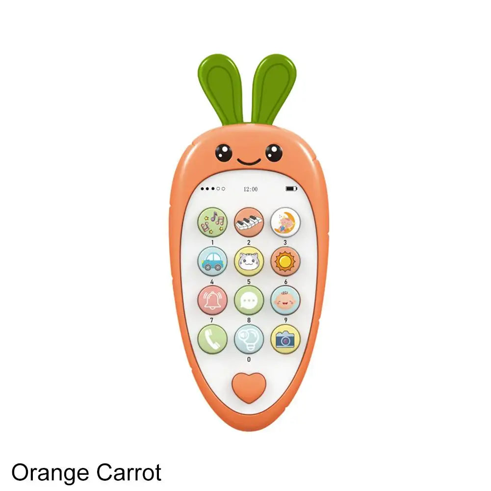 Baby Phone Toys Bilingual Telephone Teether Music Voice Toy Early Educational Learning Machine Electronic Children Gift Baby Toy