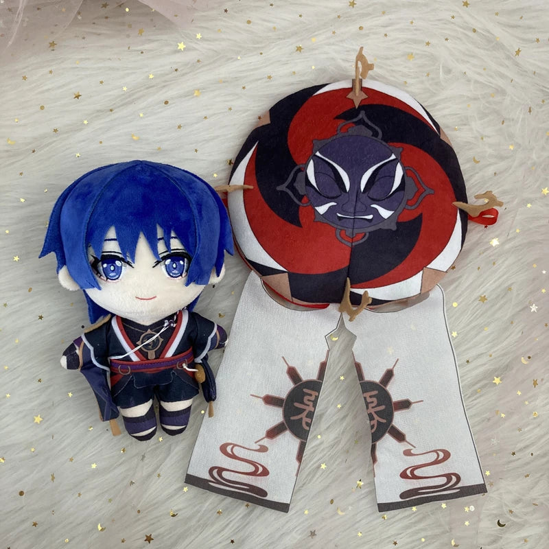 20cm Genshin Impact Doll Scaramouche Plush Toy Cute Stuffed Anime Kazuha Itto Plushies Cosplay Props Birthday Gifts Fans