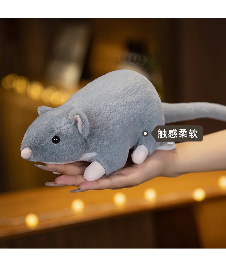 Funny 30cm Simulated Mouse Super Soft Plush Mouse Plushy Doll Stuffed Rat Plush Animal Toys for Kids Peluche Mascot Gift