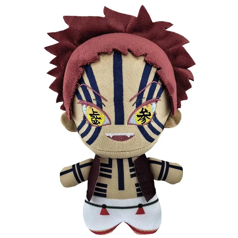 Demon Slayer Plush Stuffed Toys Tsugikuni Yoriichi Tsugikuni Michikatsu Akaza Anime Cartoon Figure Doll Children's Birthday Gift