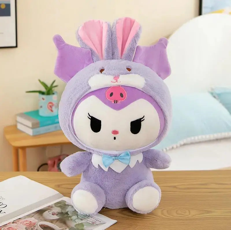 Giant Sanrio Kawali Kuromi Hello Kitty My Melody Cinnamoroll Pillow Plush Toys Anime Kid Doll Cartoon Collection Children's Gift