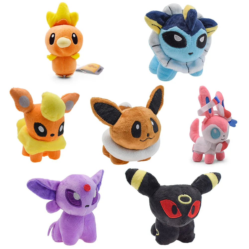 Pokemon Plush Toys Vaporeon Flareon Eevee Sylveon Espeon Umbreon Glaceon Leafeon
Jolteon Soft Stuffed Dolls Spinda Dragonite