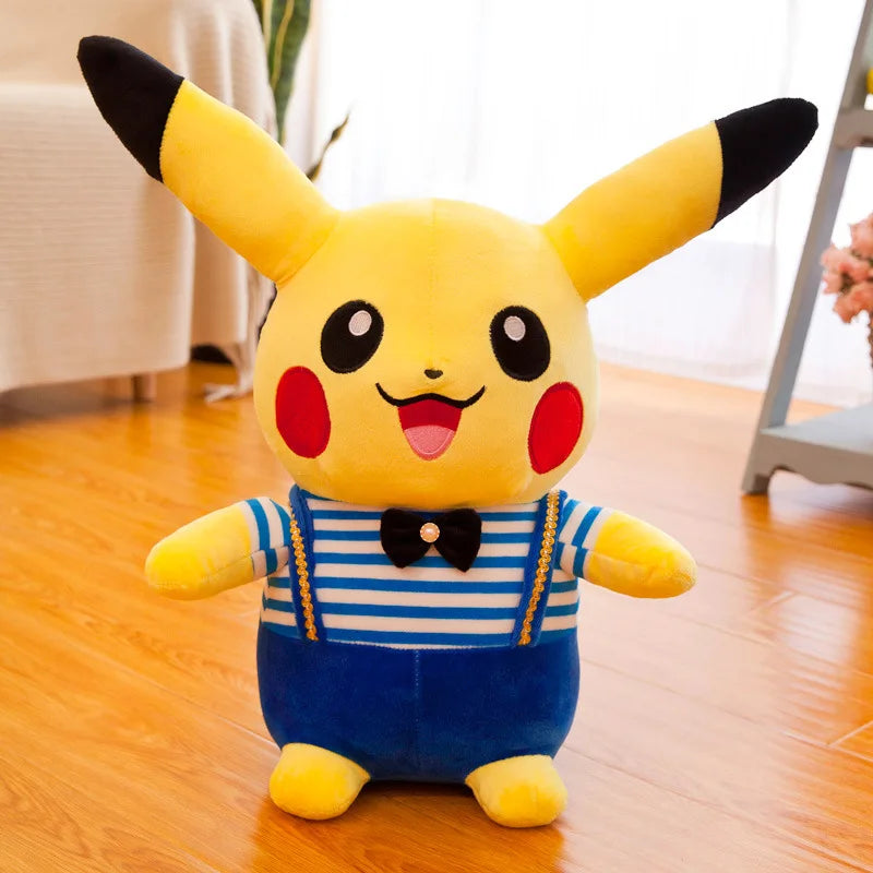 Pikachu Pillow Couple Strap Pants Doll Pokemon Large Plush Toy Cartoon Cute Children Toys Stuffed Plushies Doll Pillow