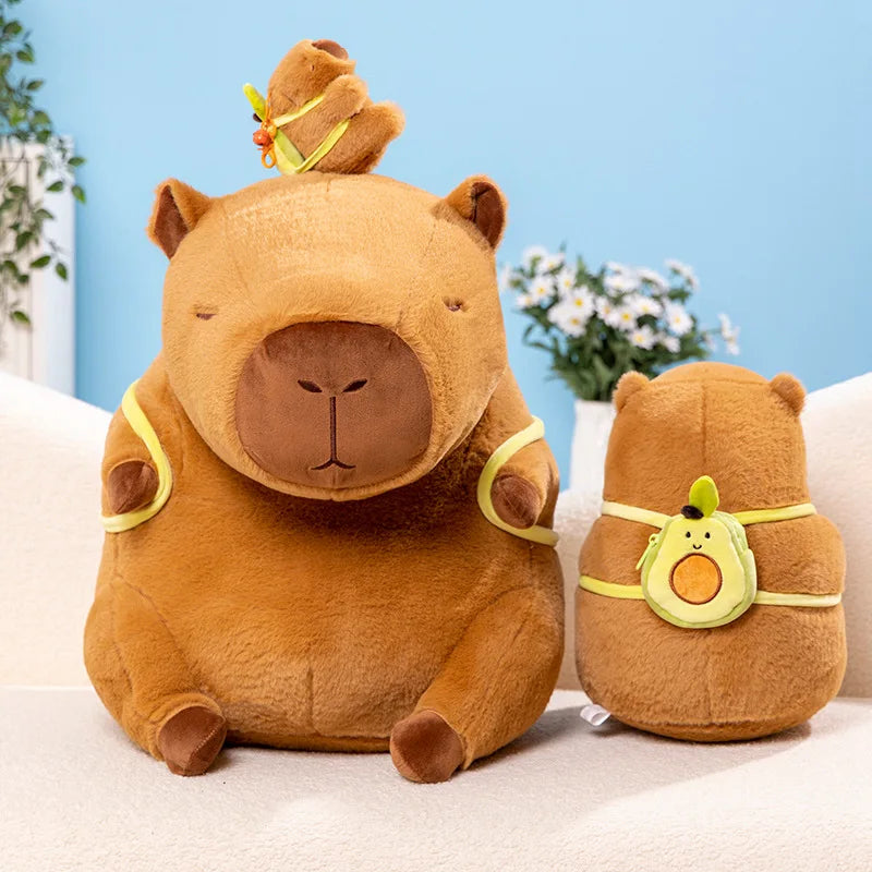 Cute Capybara Stuffed Animals Super Soft Plush Capybara Toys For Children Cute Plush Capybara Doll For Girls Birthday Xmas Gift