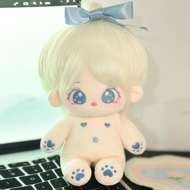 20cm IDol Doll Anime Plush Star Dolls Cute Stuffed Customization Figure Toys Cotton Doll Plushies Toys Fans Collection Gift