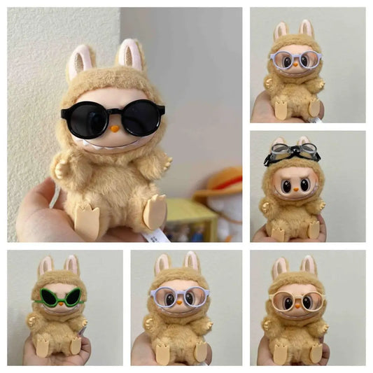 17cm Mini Plush Doll'S Clothes Outfit Accessories For Korea Kpop Exo Labubu Idol glasses sunglasses Clothing Gift