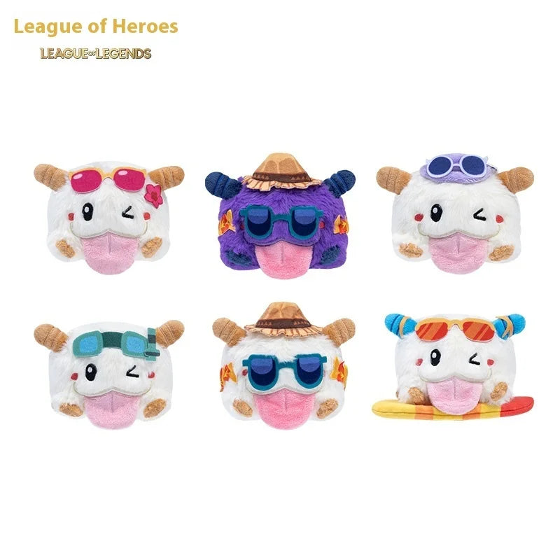 League of Legends LOL Summer Polo Plush Pendant Blind Box Keychain Trendy Play Cute Gift Game Periphery