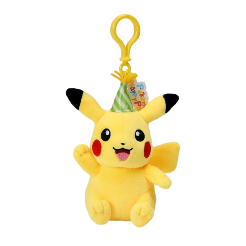 Pokemon Pikachu Mew Squirtle Charmander Kawaii Plush Toy Pendant School Bag Backpack Pendant Key Ring Small Doll Birthday Gift