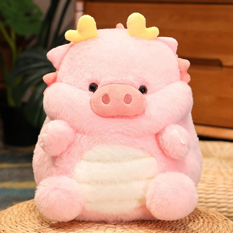 New Kawaii Pig & Dinosaur Plush Toy Stuffed Soft Animal Doll Throw Pillow Cushion Funny Birthday Xmas Gift for Friends