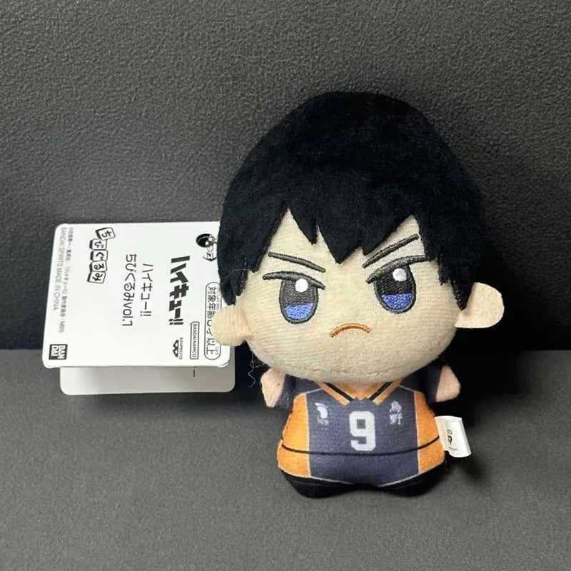 2024 New 10cm Anime Plush Toy Tobio Kageyama Shoyo Hinata Kuroo Tetsurou Mini Stuffed Toys Pendant Kids Gift