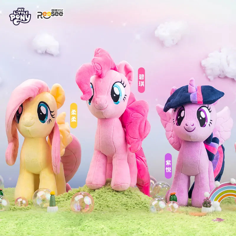 New My Little Pony Plush Toys Twilight Sparkle Pinkie Pie Rarity Fluttershy Applejack Rainbow Dash Stuffed Doll Kid Xmas Gift