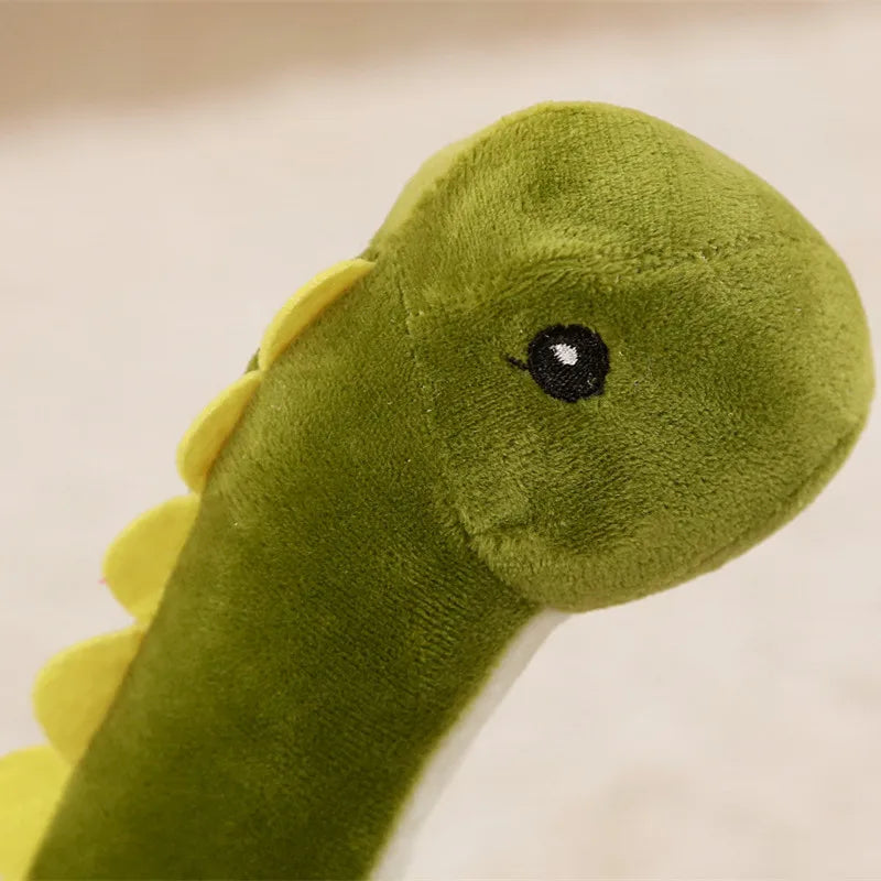 50/80cm Cuddly Dinosaur Tanystropheus Stuffed Toy Plush Dino Blue/Green/Pink Girls Boys Xmas Plushie Gift Birthday Brinqedos