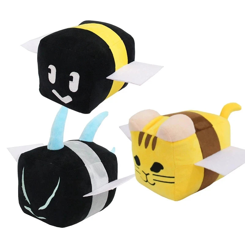 20cm Pet Simulator Bee Swarm Simulator Plush Toys Doll Cute Bee Swarm Plush Soft Stuffed Animals Toys Gifts for Children Kids