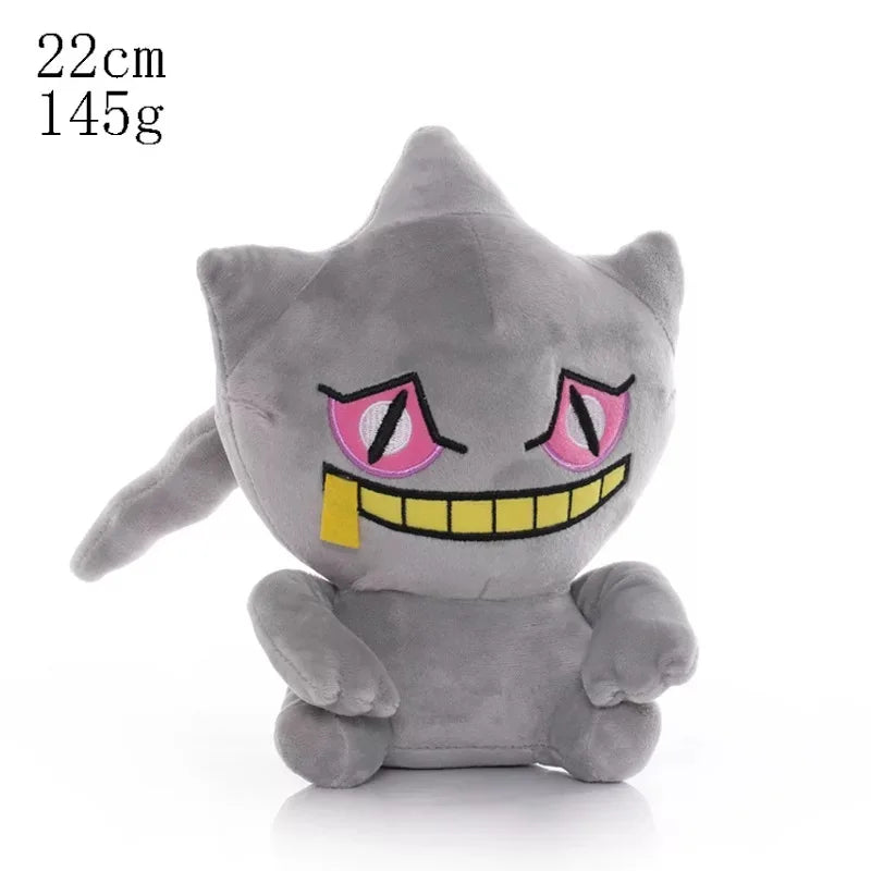 Kawaii Pokemon Pikachu Plush Lovely Chikorit Stuffed Doll Gengar Spheal  Eevee Peluche Cute Toys Hobbies Xmas Gift For Kids