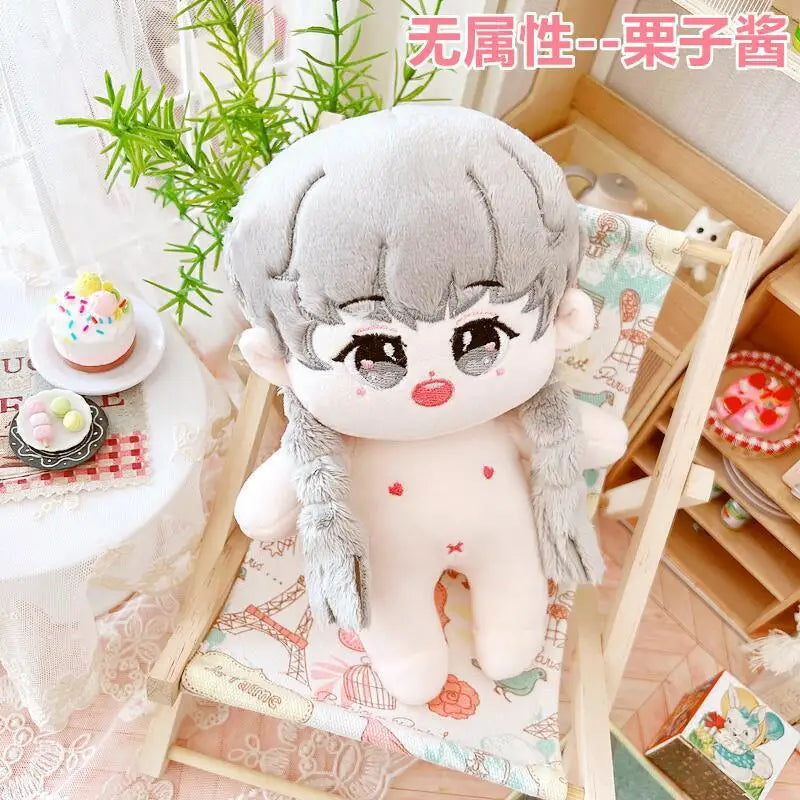 20cm IDol Doll Star Plush Cotton Dolls Cute Stuffed Plushies Figure Dolls Toys Fans Collection Children Gifts