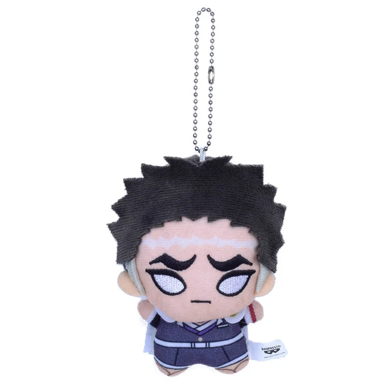 New 10cm Anime Demon Slayer Tomioka Giyu Kamado Tanjirou Kamado Nezuko Agatsuma Zenitsu Shinazugawa Genya Plush Toy Doll Gift