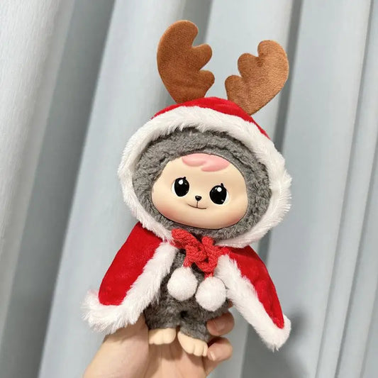 For Bao-ao clothes for Christmas of Plush Series Baby Clothes Accessories Small Doll Clothes