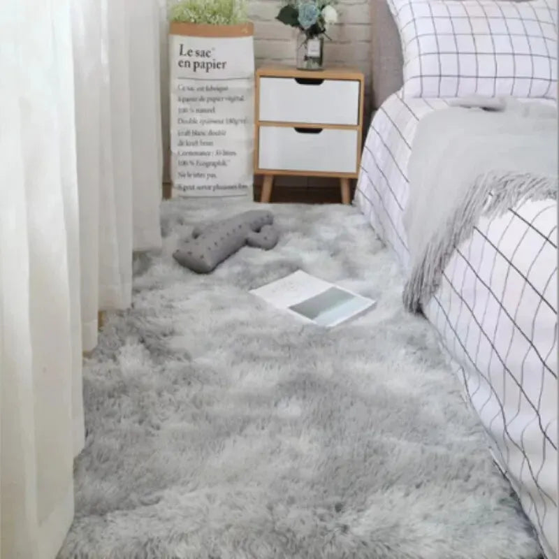 VIKAMA Fluffy Rugs Shaggy Bedroom Area Rugs Shaggy Non-Slip Rugs, Machine Washable Soft Shaggy Rugs Modern Soft Plush Rugs