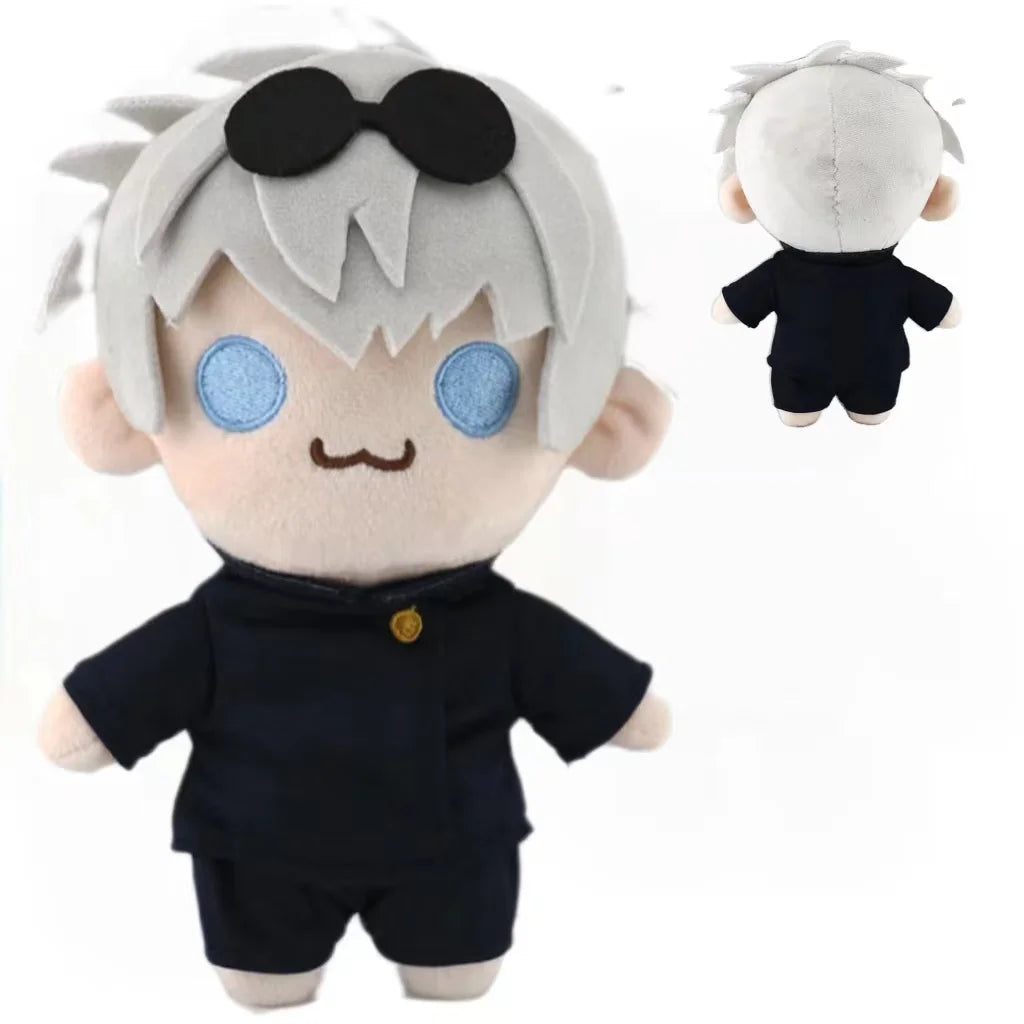 Kawaii Jujutsu Kaisen Plush Toy Cartoon Game Character Satoru Gojo Getou Suguru Plush Doll Jujutsu Kaisen Doll 22CM