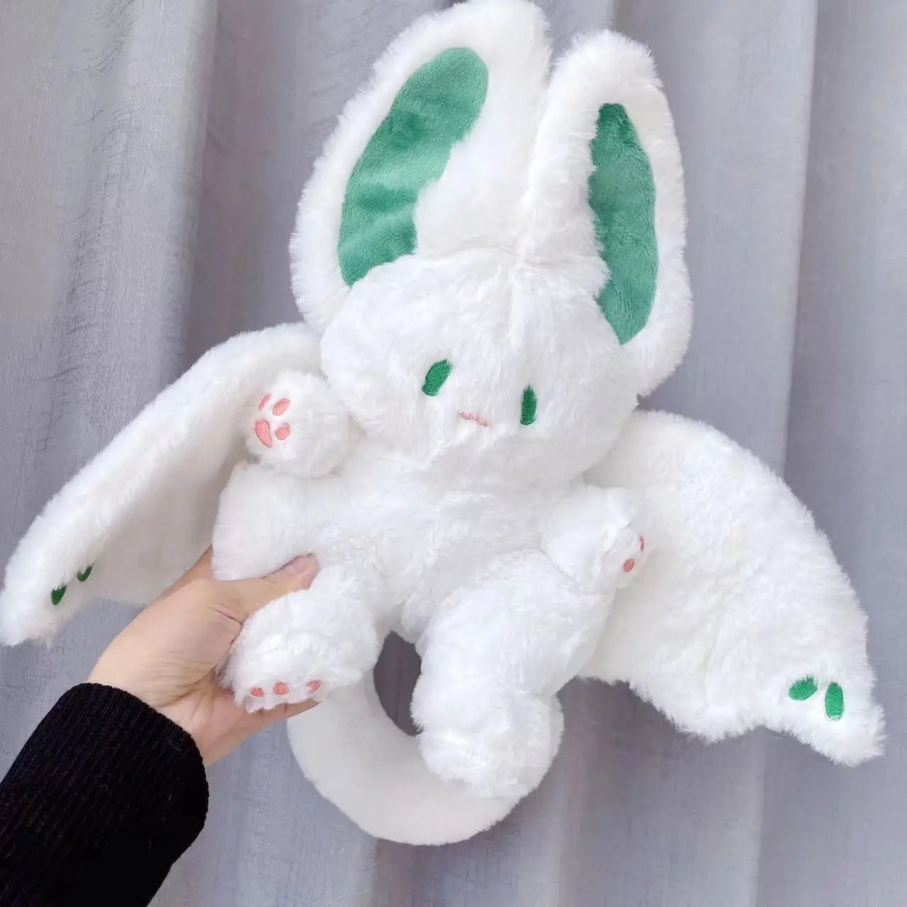 45cm Bat Plush Toy manta Kawaii Animal Creative Magical Spirit Rabbit Plush doll Stuffed Pillow Soft Kid Toy Girl Women Gift