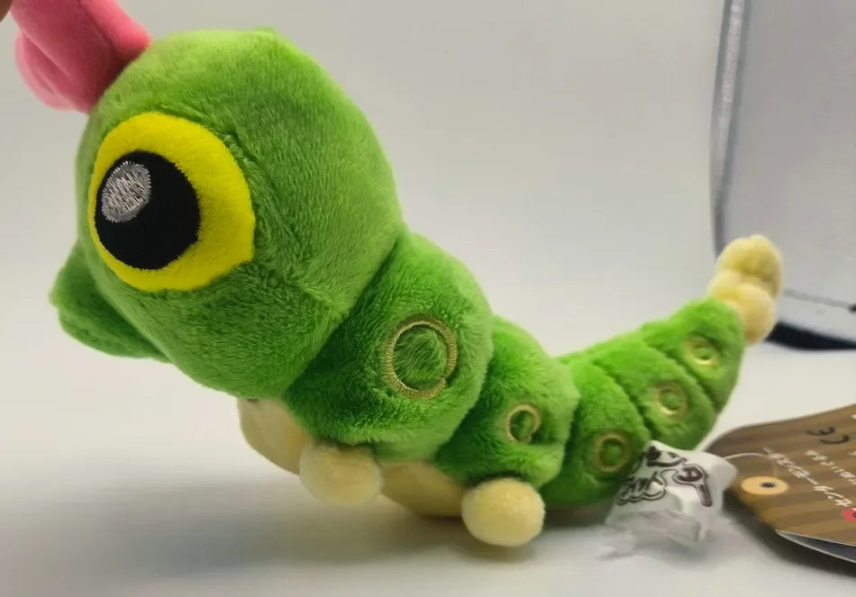 Anime Pokémon Cute Green Caterpillar Plush Doll Toys Pokemon Caterpie Plush Doll Toy Cartoon Bwa Dolls Girls Funny Gifts