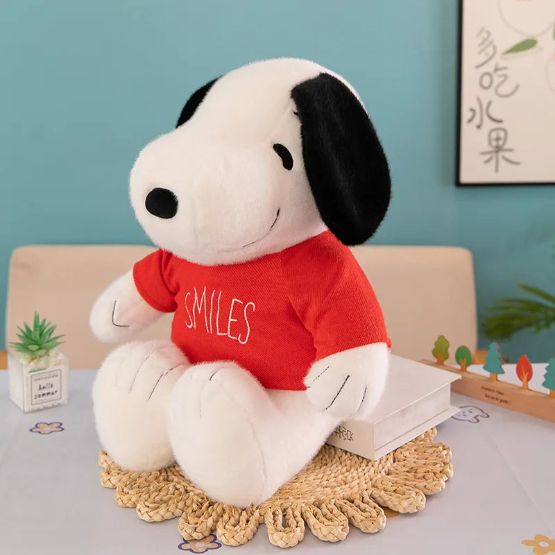 35-65cm Cartoon Cute Snoopy Plush Toy Pillow Sofa Back Plush Doll Gifts For Children